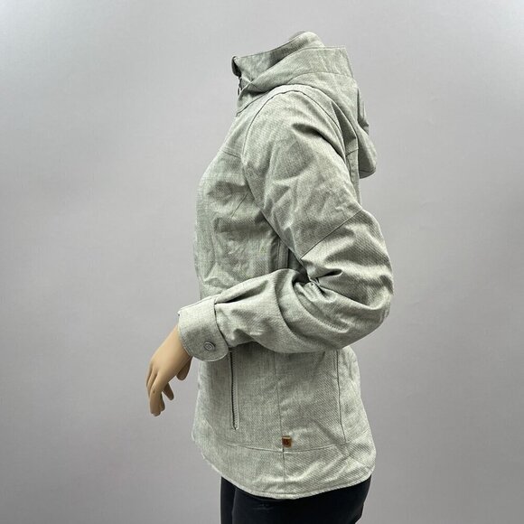 Burton DRYRIDE Womens Snow Skiing Jacket Gray/Green Hooded XS - Picture 2 of 15